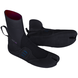 Women's O'Neill 3mm Hyperfreak Fire Split Toe Wetsuit Boots 2024 in Black size 6