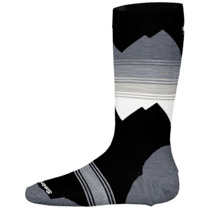 Kid's Smartwool Light Cushion OTC Socks 2026 in Black size Medium | Nylon/Wool/Elastane