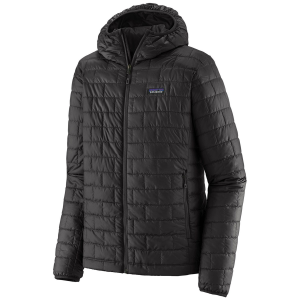 Patagonia Nano Puff(R) Hoodie Men's 2025 in Black size Medium | Polyester