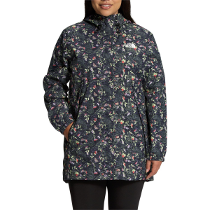 Women's The North Face Plus Antora Parka 2024 in Blue size 2X-Large | Nylon/Polyester