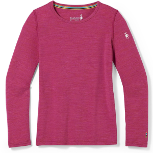 Kid's Smartwool Classic Thermal Base Layer Crew Top 2026 in Pink size X-Small