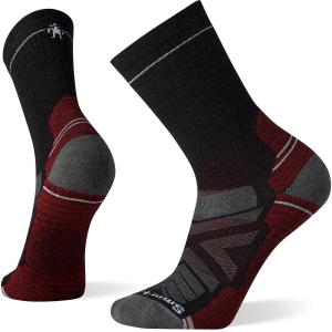 Smartwool Hike Light Cushion Crew Socks Men's 2024 in Black size X-Large | Nylon/Wool/Elastane