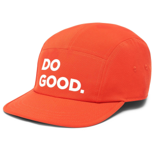 Cotopaxi Do Good 5-Panel Hat 2023 in Orange | Nylon/Cotton