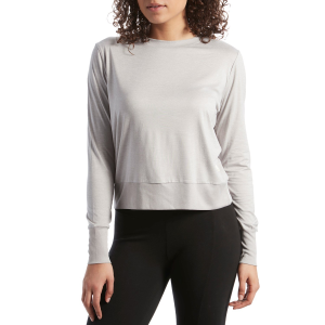 Women's Vuori Daydream Crew 2025 in Gray size Medium | Elastane/Polyester