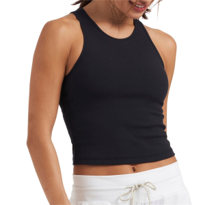 Women's Vuori Pose Plyo Tanktop 2025 in Black size Small | Elastane