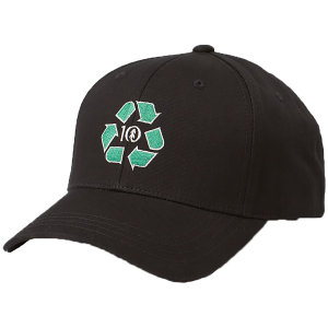 Tentree Recycle Ten Elevation Hat 2023 in Black | Cotton