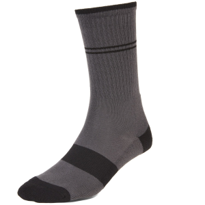 evo Crew Socks 2025 in Gray size Small | Nylon/Lycra/Polyester