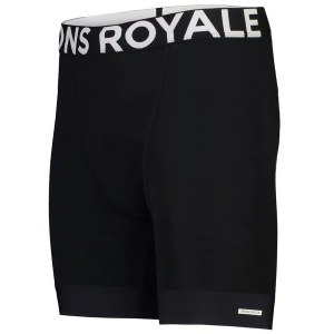 Women's MONS ROYALE Enduro Bike Liner Shorts 2025 in Black size Large | Nylon/Wool/Elastane