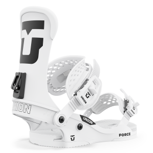 Union Force Classic Snowboard Bindings 2025 in White size X-Small