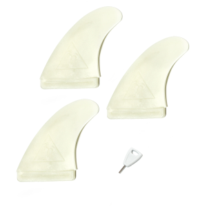 Catch Surf Replacement Tri Fin Set 2026 in White | Plastic