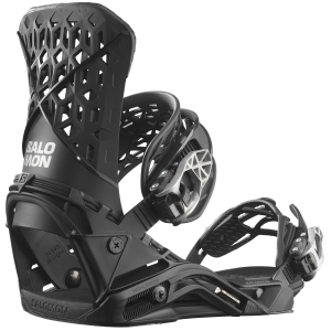Salomon Highlander Snowboard Bindings 2025 in Black size Medium | Aluminum