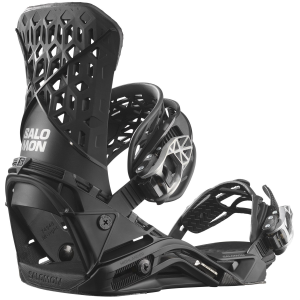 Salomon Highlander Snowboard Bindings 2025 in Black size Small | Aluminum