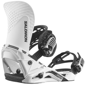 Salomon Hologram Snowboard Bindings 2026 in White size Small | Aluminum