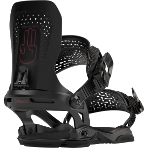 Women's Bataleon Donna Asymwrap Snowboard Bindings 2025 in Black size Small | Aluminum/Rubber