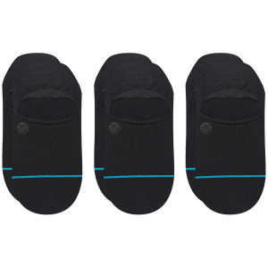 Stance Icon No Show 3-Pack Socks 2024 in Black size Medium | Cotton