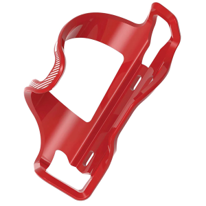 Lezyne Flow Enhanced Side Loader Water Bottle Cage 2025 in Red size Right