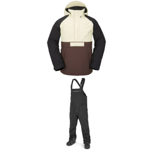 Volcom Melo GORE-TEX Pullover Jacket Men's 2023 - XS Pink Package (XS) + XS Shell in Red size Xs/Xs | Polyester