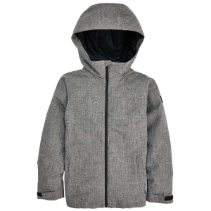 Kid's Burton Lodgepole Jacket Boys' 2024 Gray size Medium | Nylon/Polyester