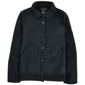 Women's Burton Cinder Fleece Snap Shirt 2024 in Black size X-Small