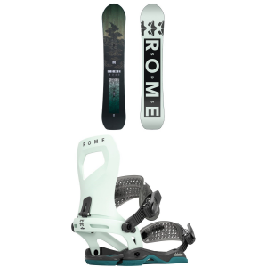 Women's Rome Muse Snowboard 2024 - 140 Package (140 cm) + M/L Womens in Black size 140/M/L