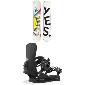 Women's Yes. Basic Snowboard 2024 - 149 Package (149 cm) + S Womens in Black size 149/S | Aluminum