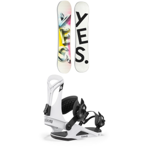 Women's Yes. Basic Snowboard 2024 - 149 Package (149 cm) + S Womens in Black size 149/S | Aluminum