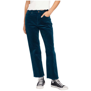 Women's Volcom Stoned Straight Pants 2024 in Green size 29X27 | Cotton/Elastane