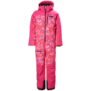 Kid's Helly Hansen Fly High 2.0 Ski Suit 2025 Dragon Fruit Splash Camo AOP size 16 | Polyester