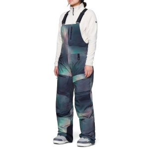Women's 686 Geode Thermagraph Bibs 2024 in Green size Small