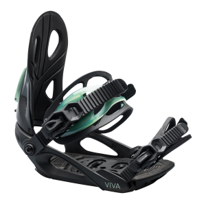 Women's Roxy Viva Snowboard Bindings 2024 in Black size Small/Medium