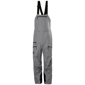 Women's Helly Hansen Elevation Infinity Shell Bibs 2024 in Gray size Small