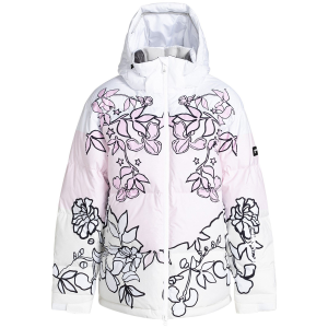 Women's Roxy X Rowley Puffer Jacket 2024 in White size Large | Polyester