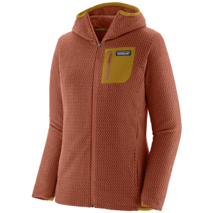 Women's Patagonia R1 Air Full Zip Hoodie 2024 - XXS in Red size 2X-Small | Polyester