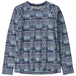Kid's Patagonia Capilene Midweight Crew 2025 in Blue size X-Large | Polyester