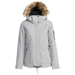 Women's Roxy Meade Jacket 2024 in Gray size 2X-Large | Polyester