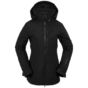 Women's Volcom 3D Stretch GORE-TEX Jacket 2024 in Black size X-Small | Lycra/Suede