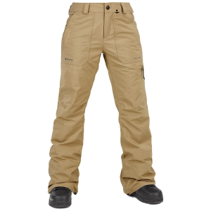 Women's Volcom Knox Insulated GORE-TEX Pants 2024 in Khaki size X-Large