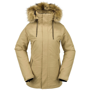 Women's Volcom Fawn Insulated Jacket 2024 in Khaki size X-Small