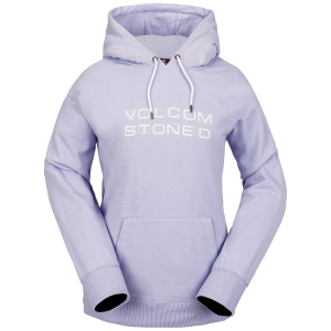 Women's Volcom Costus Pullover Fleece 2024 in Purple size X-Small | Cotton/Polyester