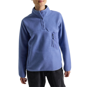 Women's Burton Cinder Fleece Pullover 2023 in Blue size X-Small | Nylon/Polyester