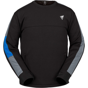 Volcom Hydro Riding Crew Fleece Men's 2024 in Black size X-Small | Polyester