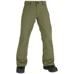 Kid's Volcom Freakin Chino Insulated Pants 2024 Green size Small