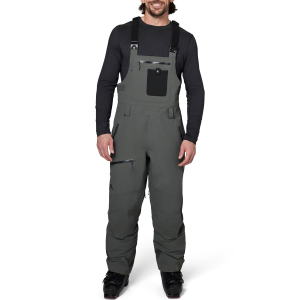 Flylow Baker Bibs Men's 2024 in Gray size 2X-Large | Nylon