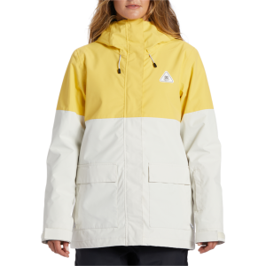 Women's DC Cruiser Jacket 2024 White in Gold size X-Small | Polyester