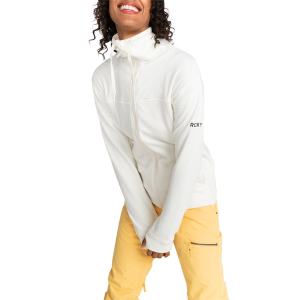 Women's Roxy Vertere Full Zip Fleece 2024 White size X-Large | Elastane/Polyester