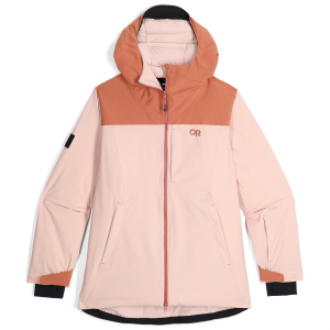 Women's Outdoor Research Snowcrew Plus Jacket 2024 in Pink size X-Large | Polyester
