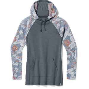 Women's Smartwool Thermal Drape Neck Hoodie 2024 in Gray size X-Small