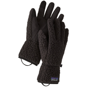 Patagonia Retro Pile Gloves 2026 in Black size Small | Nylon/Polyester