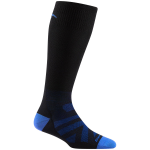 Kid's Darn Tough RFL Ultra-Lightweight OTC Socks 2026 in Black size Medium | Nylon/Spandex/Wool