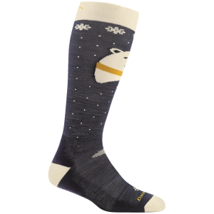 Kid's Darn Tough Polar Bear Midweight OTC Socks 2026 in Blue size Small | Nylon/Spandex/Wool